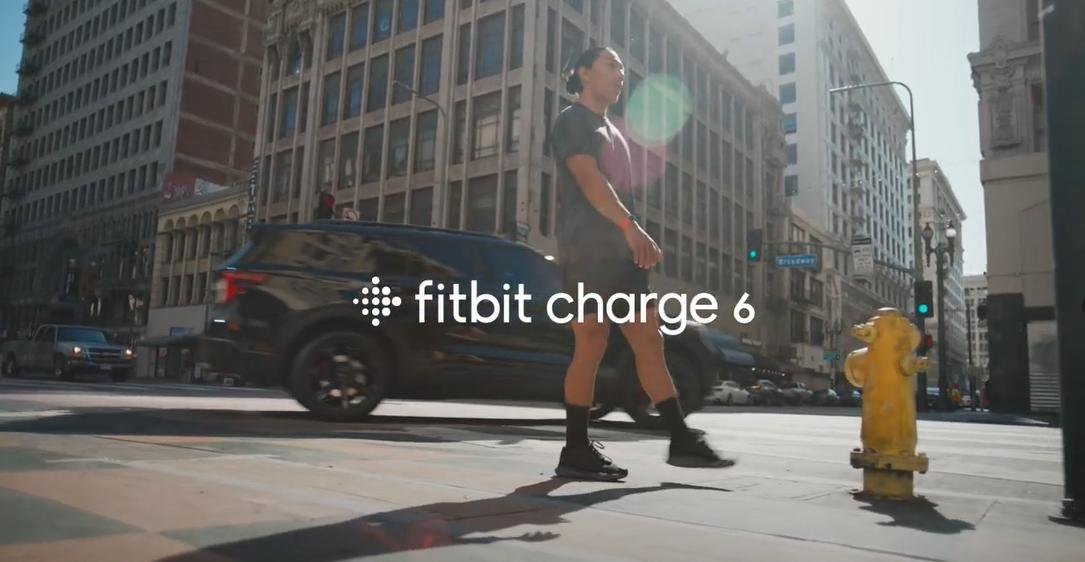 Fitbit Charge 6 fitness tracker with GPS and heart rate