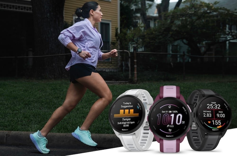 Garmin Forerunner 165 budget GPS running smartwatch