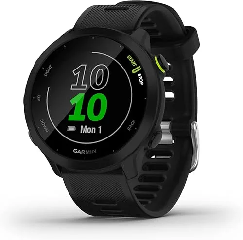 Garmin Forerunner 55 Black - best running shoes for beginners