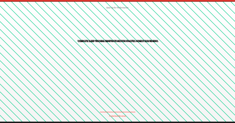 best sleep tracking smartwatch for athletes recovery