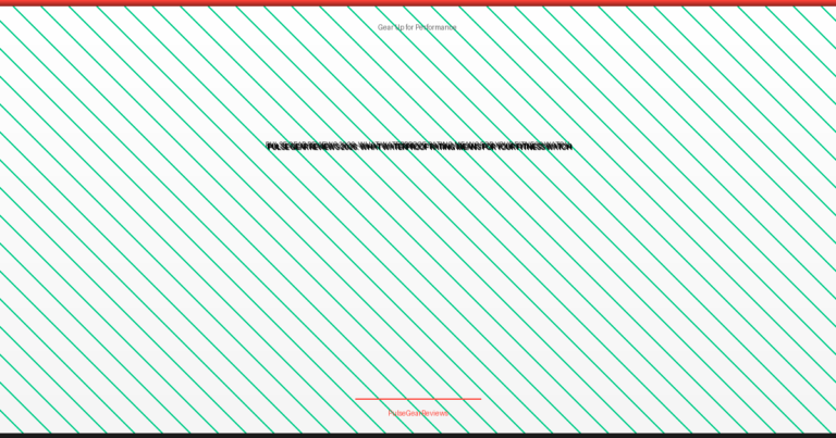 fitness watch waterproof rating what does it mean