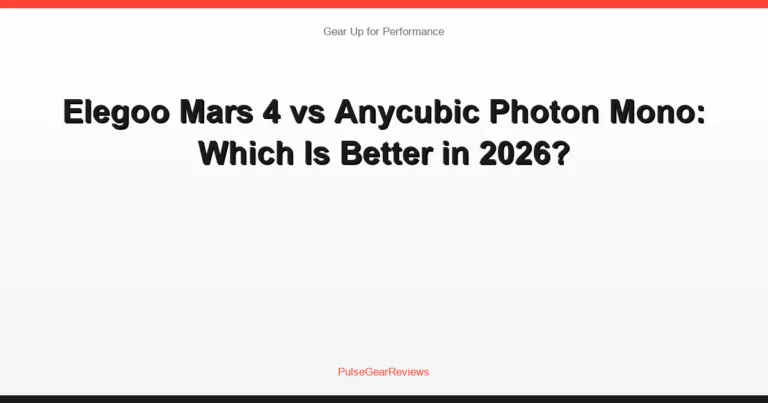 Elegoo Mars 4 vs Anycubic Photon Mono: Which Is Better in 2026?