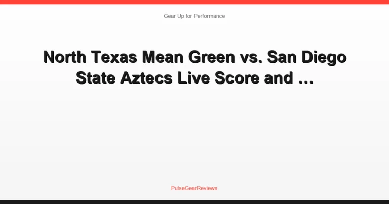 North Texas Mean Green vs. San Diego State Aztecs Live Score and …