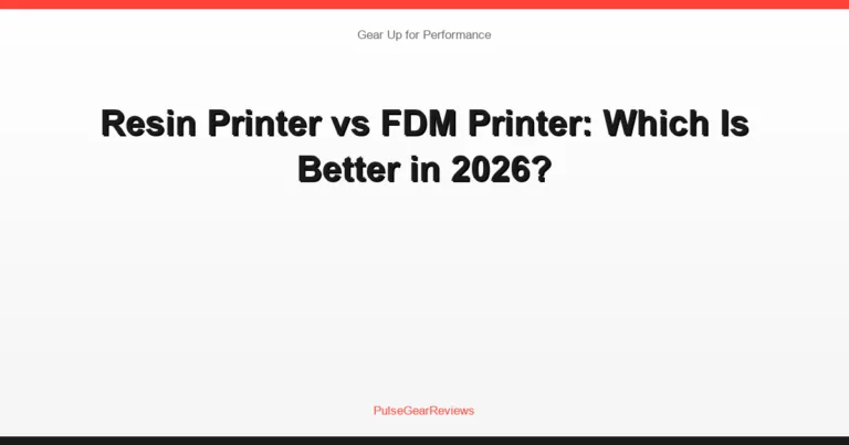 Resin Printer vs FDM Printer: Which Is Better in 2026?