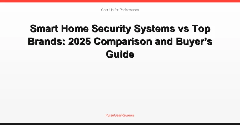 Smart Home Security Systems vs Top Brands: 2025 Comparison and Buyer’s Guide